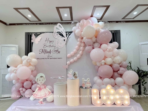 Mẫu Trang Trí Sinh Nhật Bé Gái Tuổi Thìn Đẹp