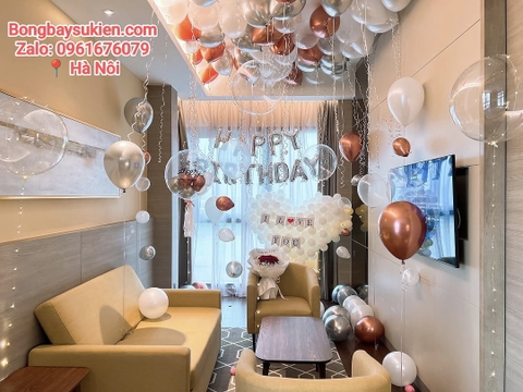 Mẫu trang trí sinh nhật sang trọng cho người lớn