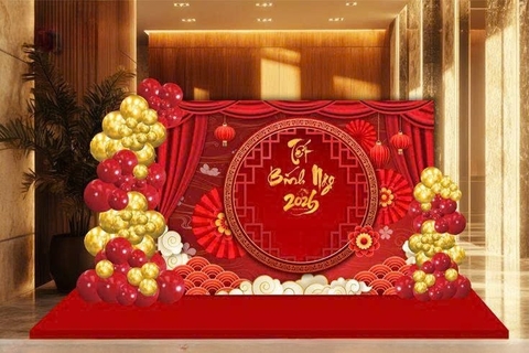 Mẫu Trang Trí Tết Cổ Truyền Cho Văn Phòng Công Ty Hà Nội