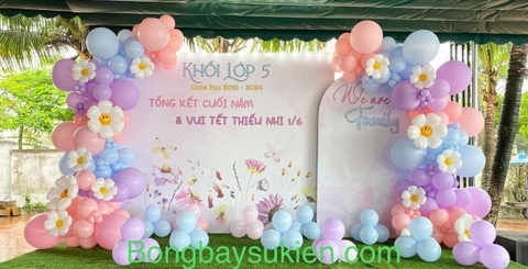 Mẫu Trang Trí Tổng Kết Năm Học tại Hà Nội 01