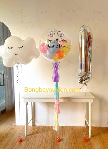 Mua set bóng bay sinh nhật cho bé 1 tuổi