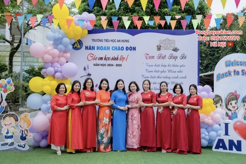 Những Mẫu Trang Trí Bóng Bay Khai Giảng Năm Học Mới Đẹp Nhất