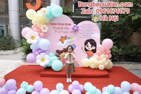 NHỮNG MẪU TRANG TRÍ BÓNG BAY KHAI GIẢNG NĂM HỌC MỚI TẠI HÀ NỘI