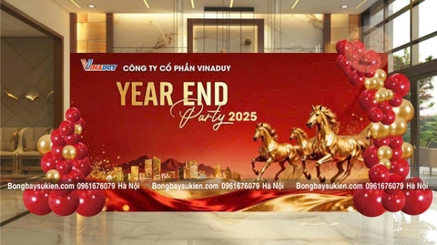 NHỮNG MẪU TRANG TRÍ TIỆC TẤT NIÊN YEAR END PARTY ĐẸP HÀ NỘI