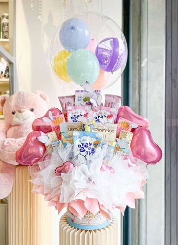 Quà tặng sinh nhật giỏ quà bánh kẹo 2