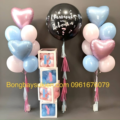 Set Bóng Bay Boy or Girl Tại Thanh Oai