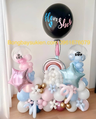 Set Bóng Bay Dự Đoán Giới Tính Boy Or Girl