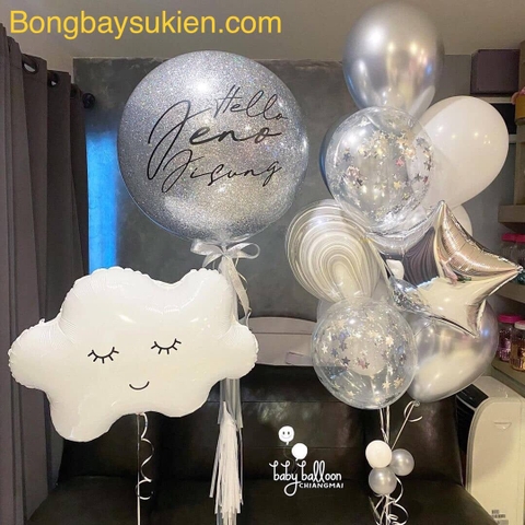 Set bóng bay jumbo in tên giá rẻ tại Hà Nội