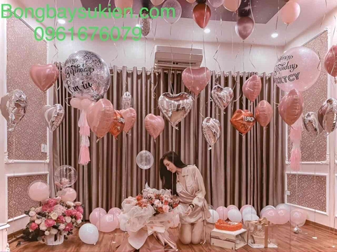 Set Bóng Bay Jumbo Sinh Nhật Vợ Yêu 1