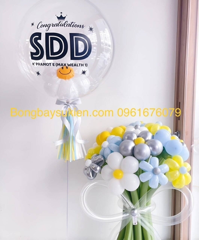 Set bóng bay kỷ yếu đẹp tại Hà Đông