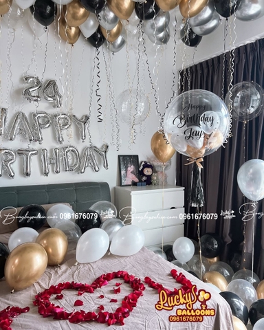 Set Bóng Bay Sinh Nhật Tỏ Tình Người Yêu Tại Hà Nội