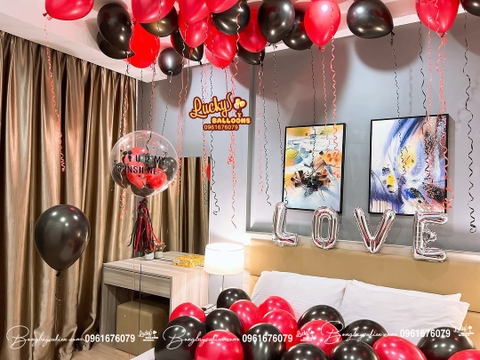Set Bóng Bay Tỏ Tình Sinh Nhật Cầu Hôn Người Yêu Say Yes