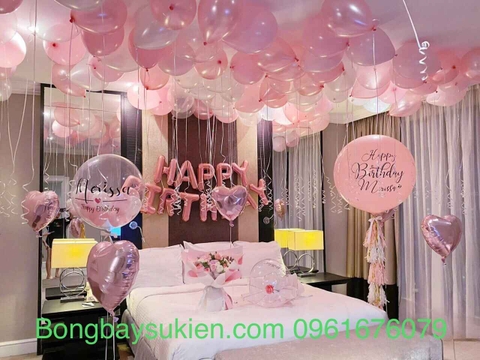 Set Bóng Bay Trang Trí Sinh Nhật Bạn Gái 2