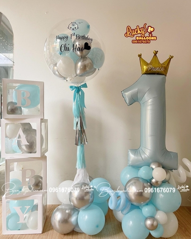 Set Bóng Bay Trang Trí Sinh Nhật Bé Trai 05