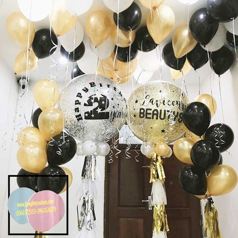 Set bóng bay trang trí sinh nhật bé trai