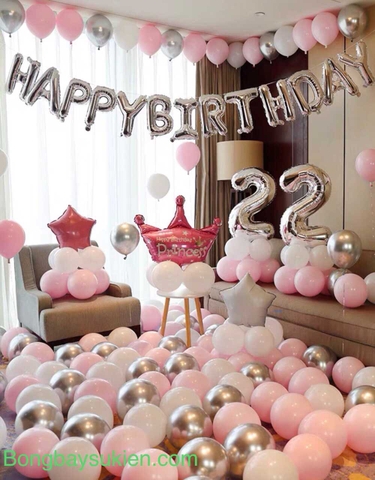 Set bóng bay trang trí sinh nhật đẹp