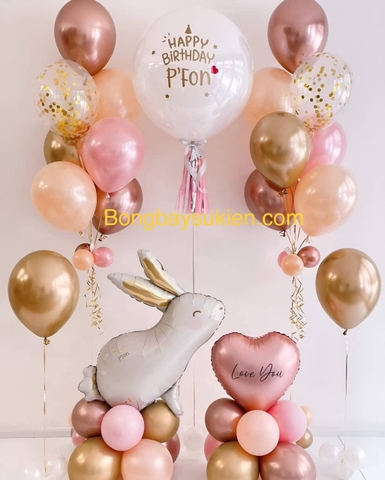 Set bóng bay sinh nhật hình thú