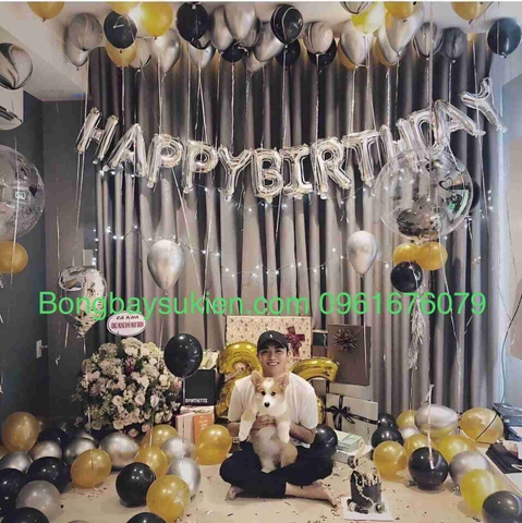 Set Bóng Bay Trang Trí Sinh Nhật Người Lớn 2