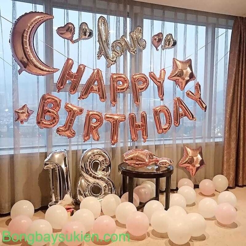 Set bóng sinh nhật người lớn giá rẻ 05