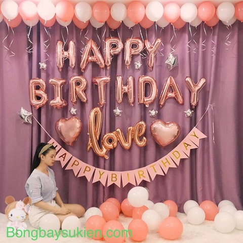 Set bóng sinh nhật người lớn giá rẻ 08