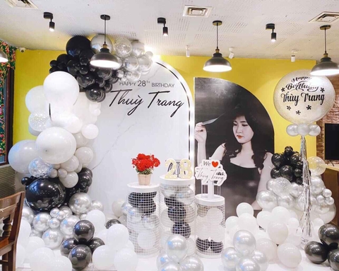 Set bóng trang trí sinh nhật người lớn