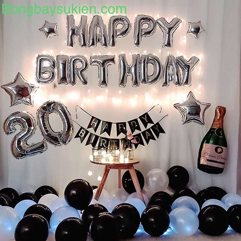 Set Bóng Trang Trí Sinh Nhật Người Lớn