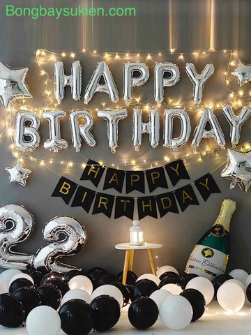 Set Bóng Trang Trí Sinh Nhật Người Lớn 02