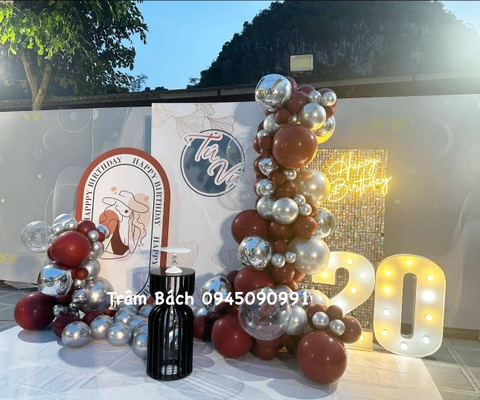 Set Bóng Trang Trí Sinh Nhật Người Lớn Đep