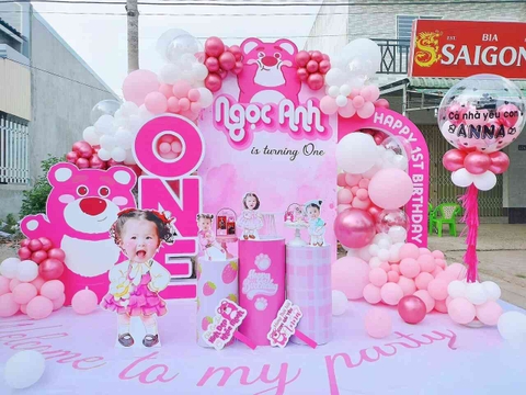 Set Trang Trí Sinh Nhật Cho Bé Gái Giá Rẻ