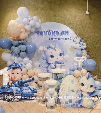 SET TRANG TRÍ SINH NHẬT BÉ TRAI 1 TUỔI