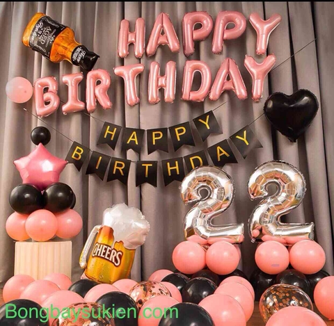 Set trang trí sinh nhật người lớn 02