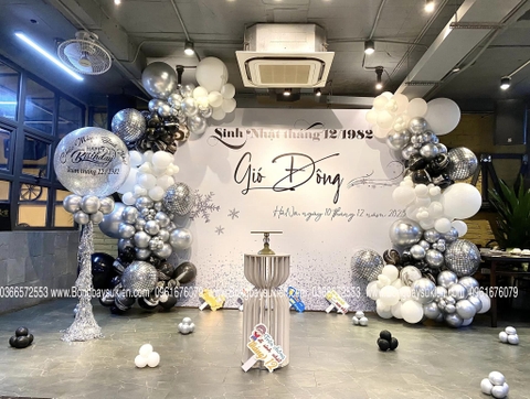 Set Up Sinh Nhật Công Ty Đơn Giản