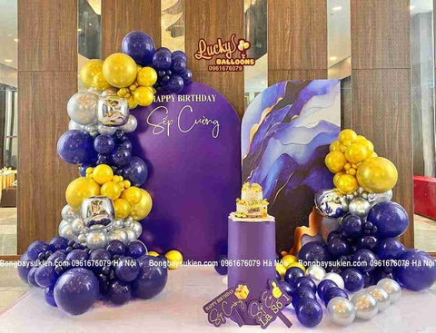 Setup Sinh Nhật Sếp Tại Công Ty