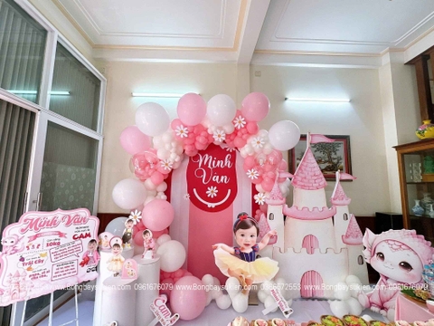 Trang trí sinh nhật bé gái 1 tuổi tuổi Rồng 03