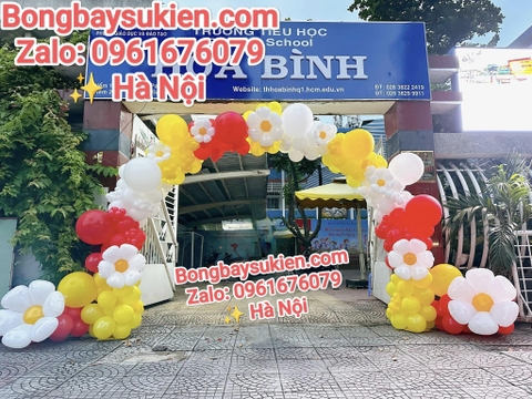 Top 50 Mẫu Trang Trí Cổng Bóng Bay Khai Giảng Mầm Non Đẹp Nhất Hà Nội