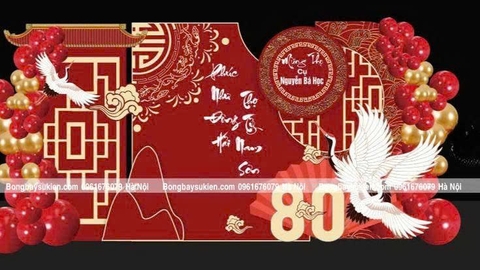 Top 60 Mẫu Trang Trí Tiệc Mừng Thọ Sang Trọng Hà Nội