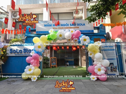 Top Mẫu Cổng Bóng Trang Trí Lễ Khai Giảng Năm Học Mới Hà Nội