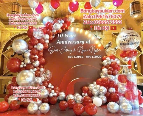 Top Mẫu Trang Trí Kỷ Niệm Ngày Cưới Tại Hà Nội Đẹp