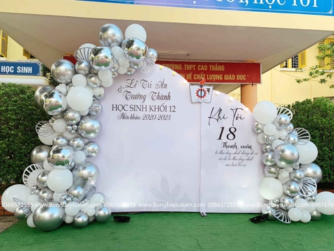 Trang Trí Backdrop Lễ Trưởng Thành Đẹp