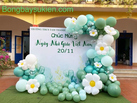 Trang Trí Backdrop Ngày Nhà Giáo Việt Nam
