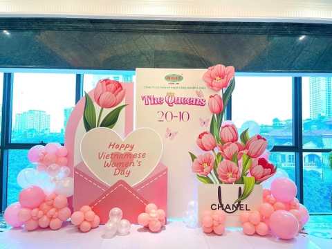 Trang Trí Backdrop Ngày Quốc Tế Phụ Nữ 8/3 Đẹp Nhất