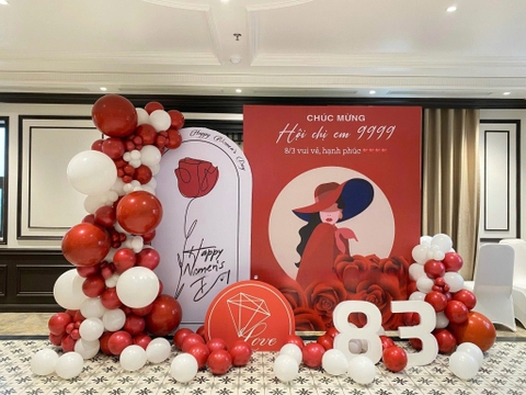 Trang Trí Backdrop Ngày Quốc Tế Phụ Nữ 8/3 Đẹp