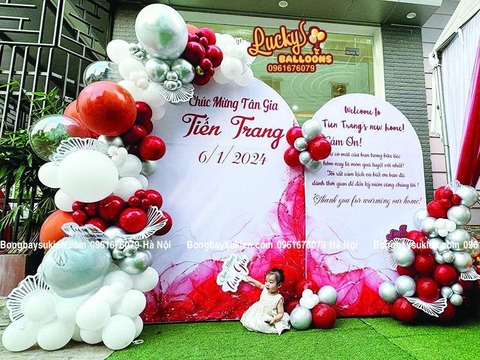Trang Trí Backdrop Tiệc Tân Gia Trọn Gói Tại Hà Nội