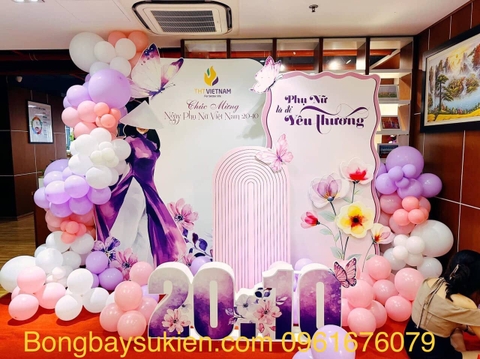 trang trí backdrop ngày phụ nữ việt nam 06