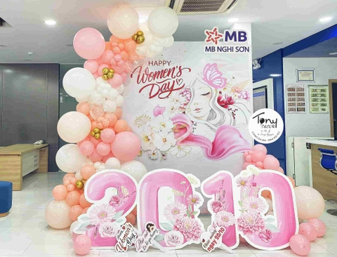 Trang Trí Background Ngày Phụ Nữ Việt Nam 11