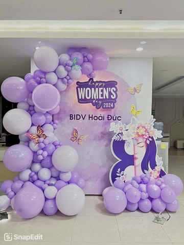 trang trí background ngày Phụ Nữ Việt Nam 11