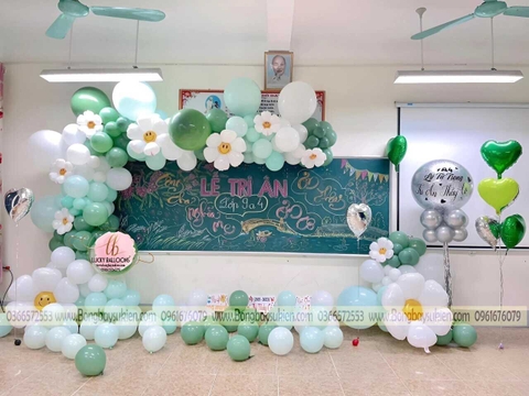 Trang trí bảng lớp học cuối năm