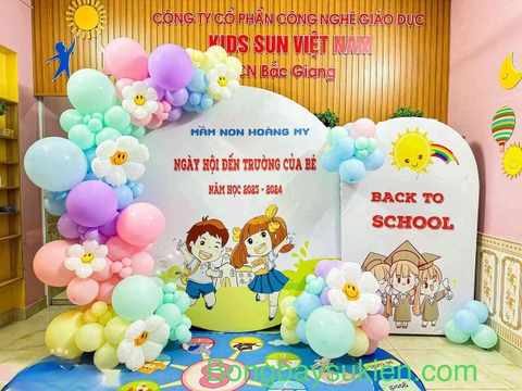 Trang Trí Bóng Bay Khai Giảng tại Hoàng Mai