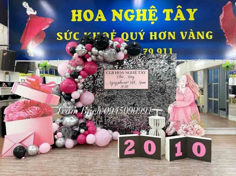 Trang Trí Bóng Bay Ngày Phụ Nữ Việt Nam 16