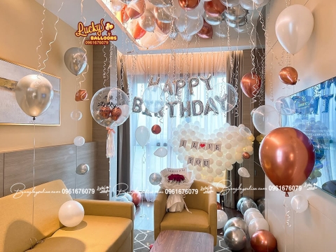 Trang Trí Bóng Bay Sinh Nhật Tỏ Tình Cầu Hôn Người Yêu